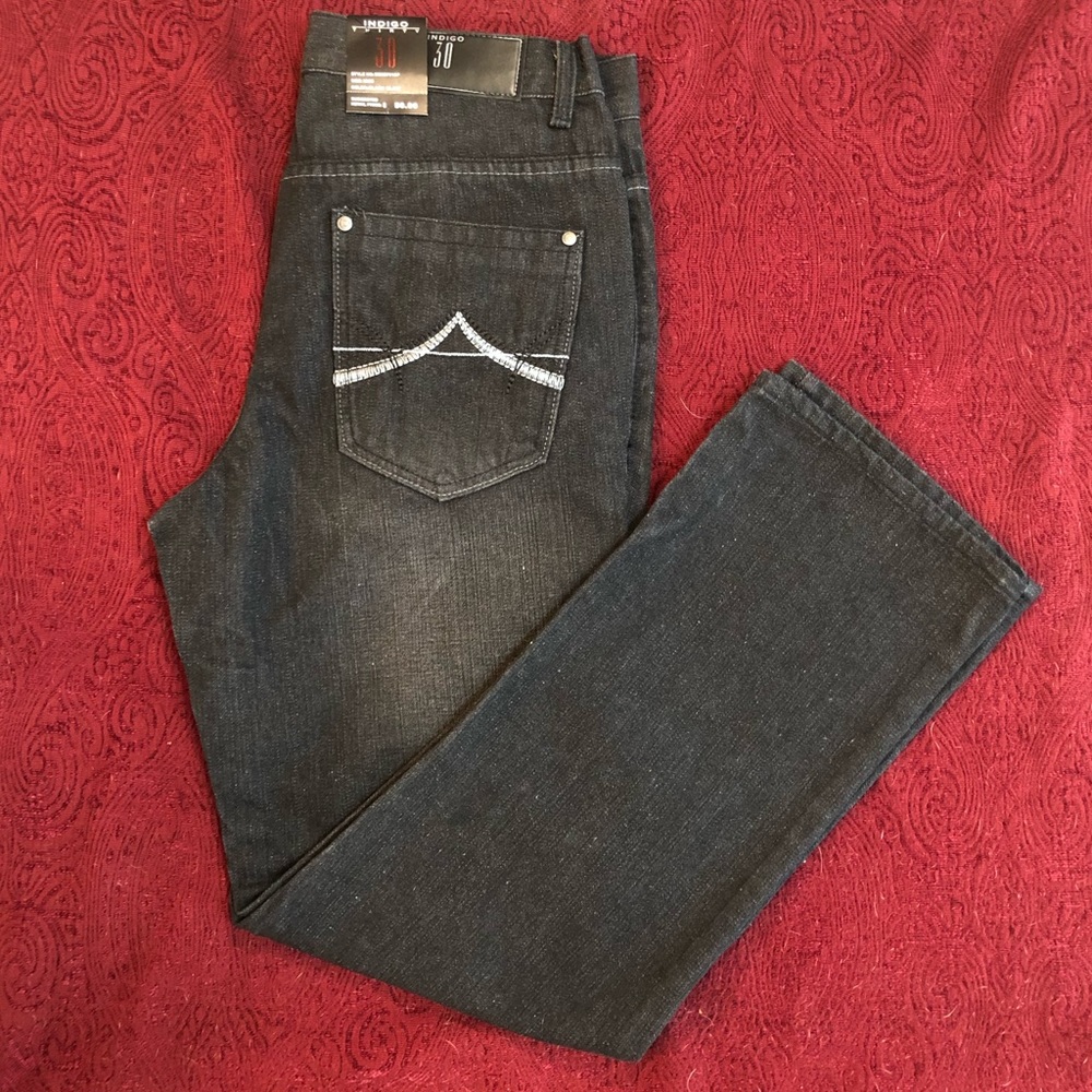 Men’s Indigo Thirty original straight fit denim